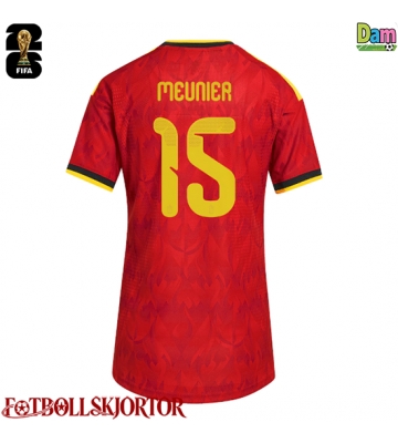 Belgien Thomas Meunier #15 Hemmatröja Dam VM 2026 Kortärmad